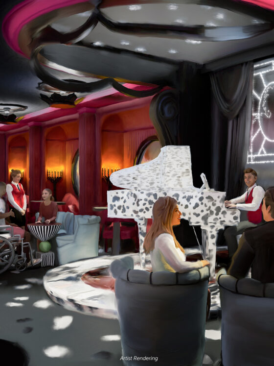 Disney Villains Take Over the Lounges on the Disney Destiny