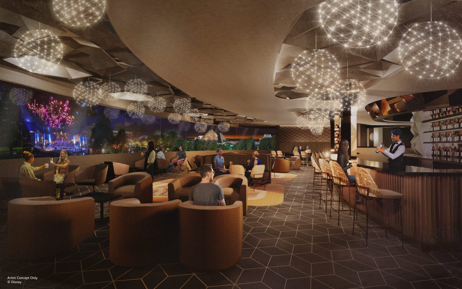 Spaceship Earth Lounge Opening 2025