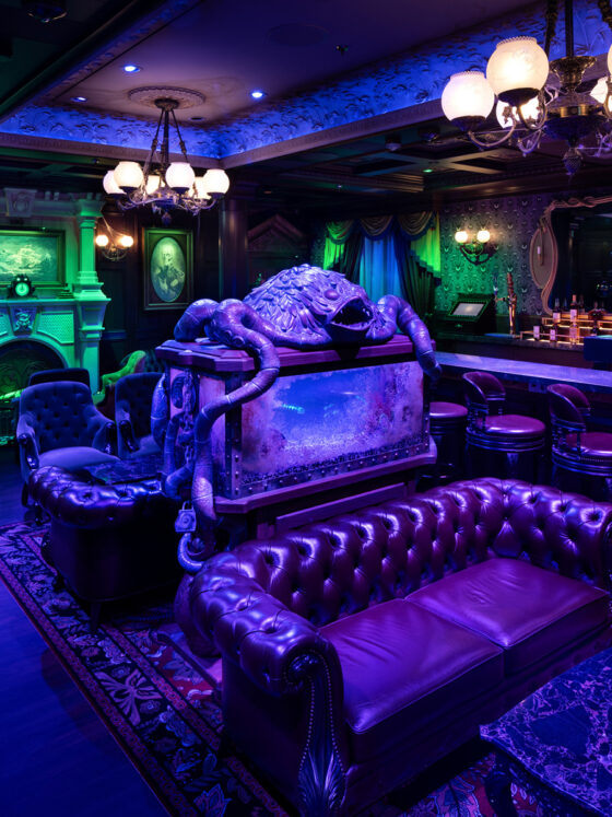 First Look at Haunted Mansion Parlor Lounge on Disney Treasure