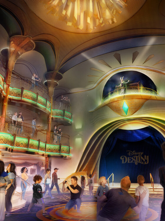 New Look: The Grand Hall of the Disney Destiny