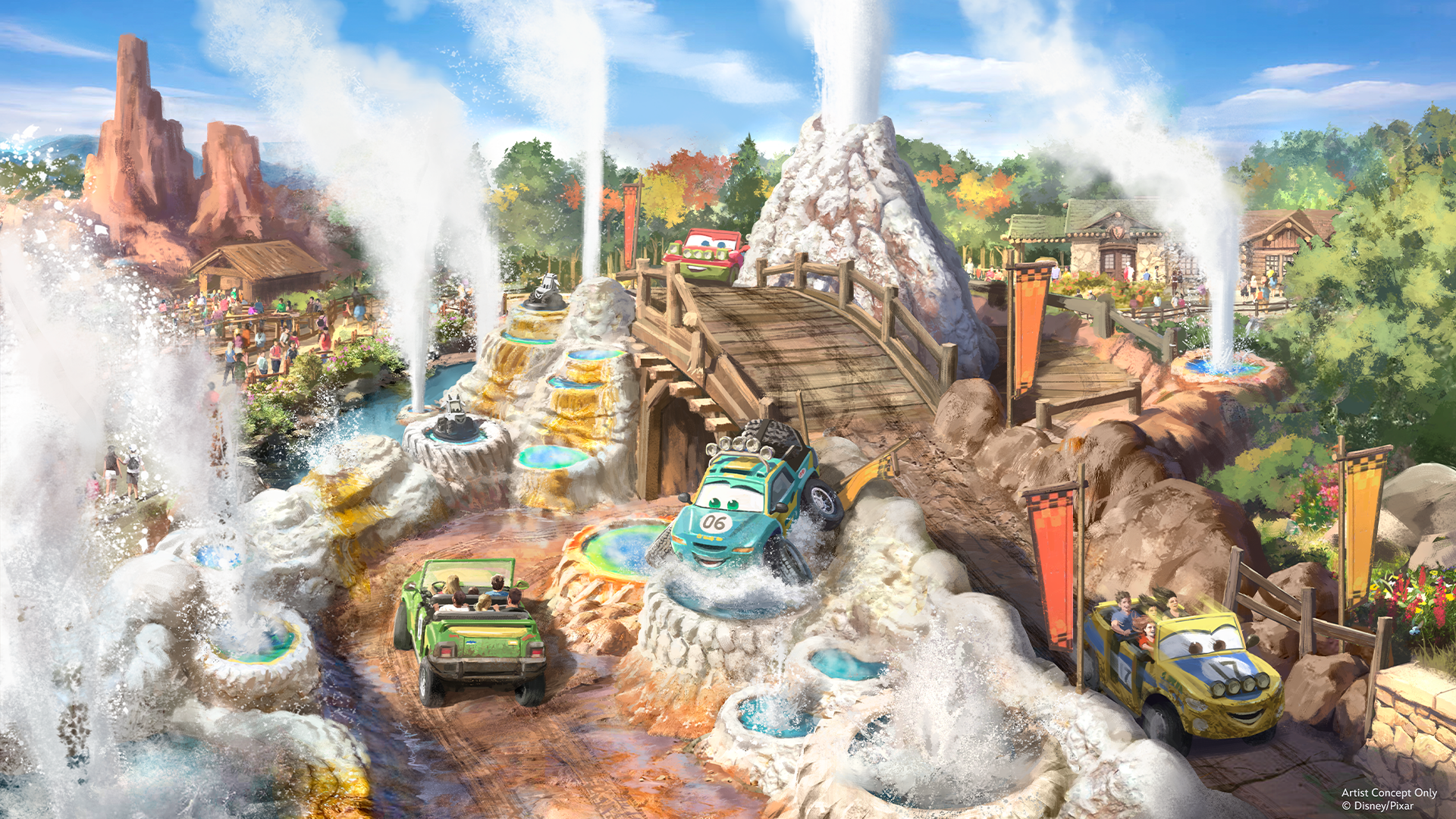 Piston Peak National Park: New Cars-Themed Land Coming to Magic Kingdom