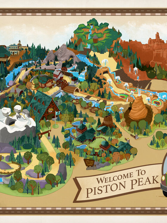 New Cars Land at Magic Kingdom to Be Called Piston Peak National Park