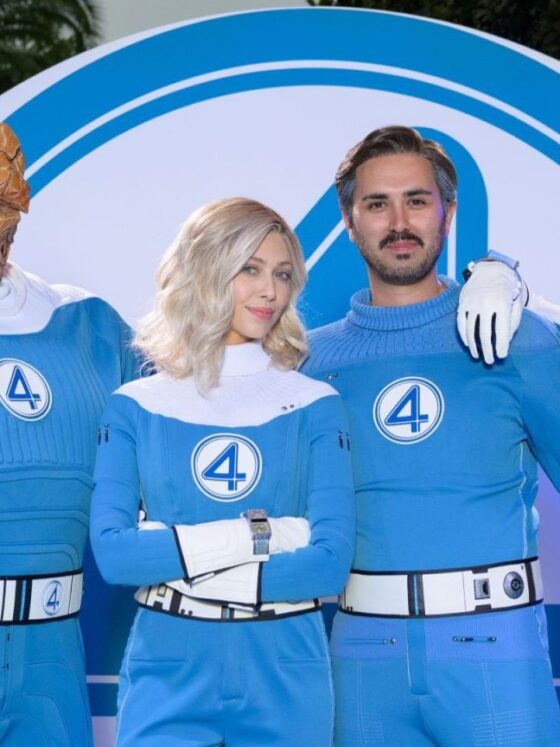 The Fantastic Four Arriving to Disneyland Park