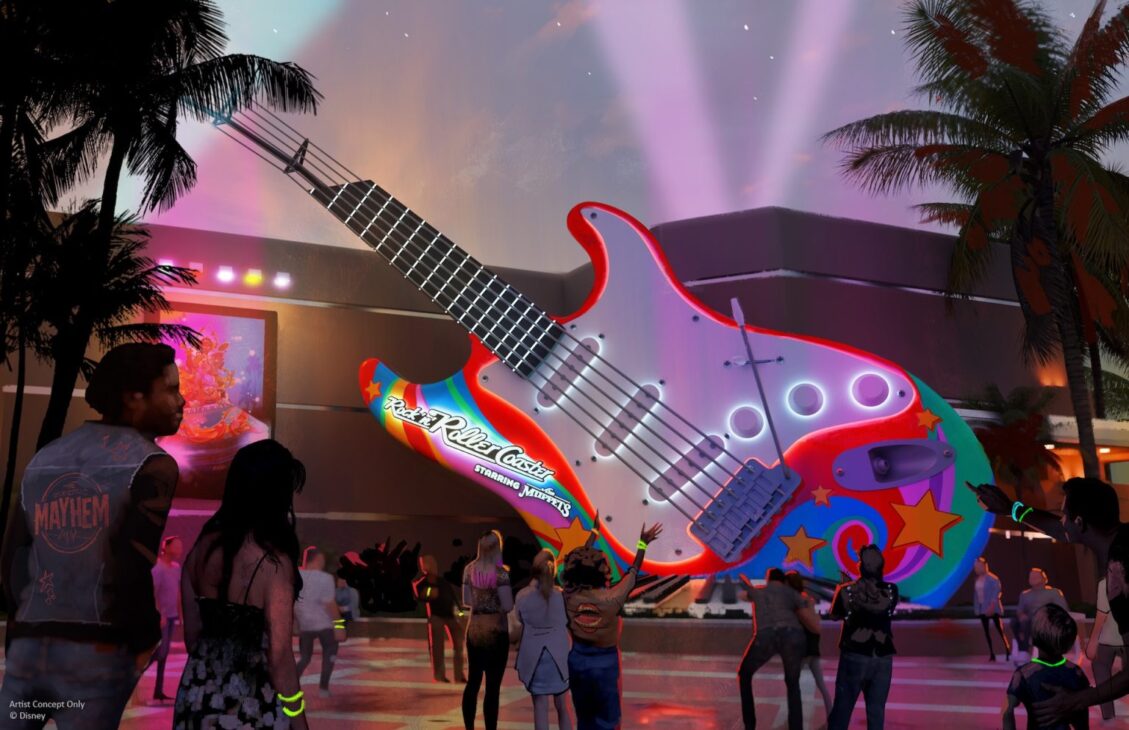 Rock n Roller Coaster Starring The Muppets concept art Disney Hollywood Studios 2026