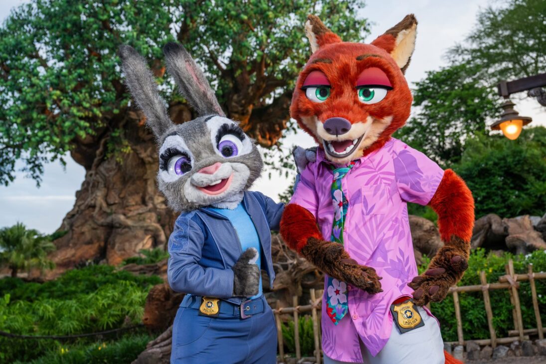 Judy Hopps and Nick Wilde meet and greet Discovery Island 2025