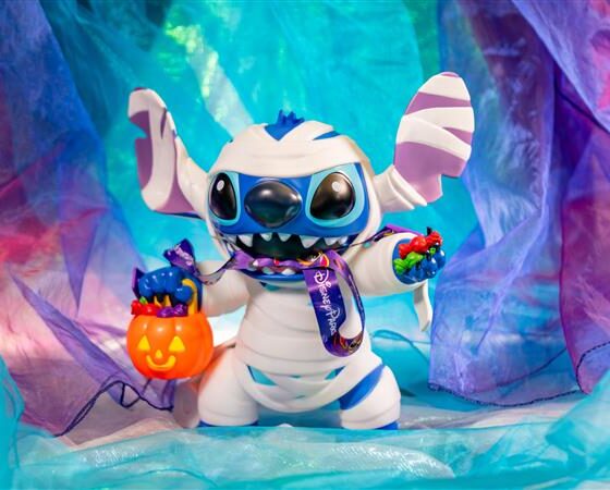 First Look: Stitch Mummy Popcorn Bucket for Walt Disney World for Halloween 2025