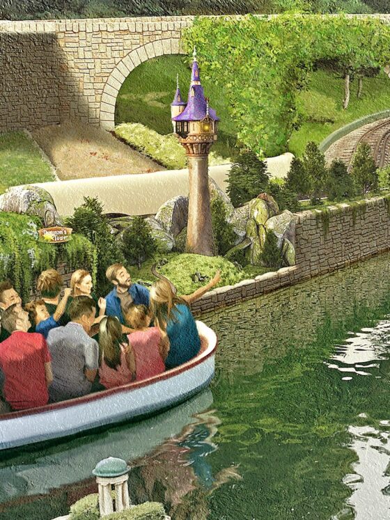 Rapunzel’s Tower Coming to Storybook Land Canal Boats at Disneyland