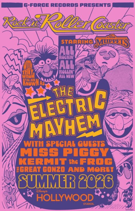Electric Mayhem Muppets ride Disney Hollywood Studios