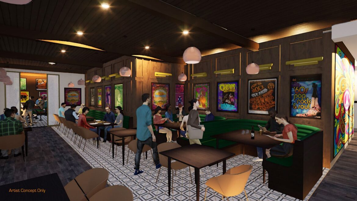 Gordon Ramsay at The Carnaby British pub Downtown Disney concept art