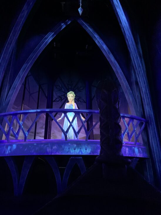 Frozen Ever After projection AudioAnamatronics