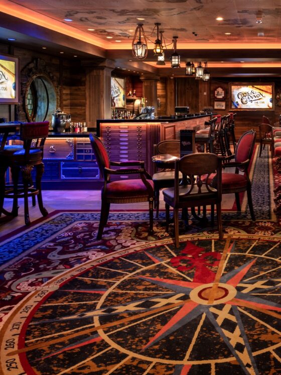 First Look: Cask & Cannon Pirate Lounge on the Disney Destiny