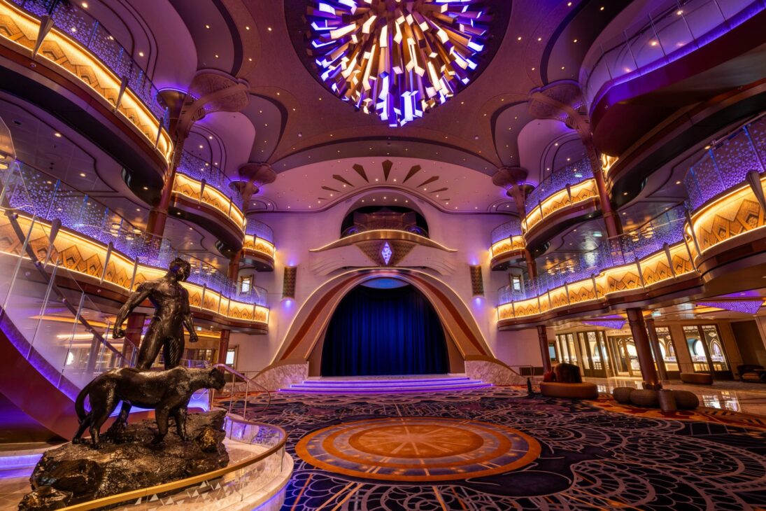 The Grand Hall on the Disney Destiny