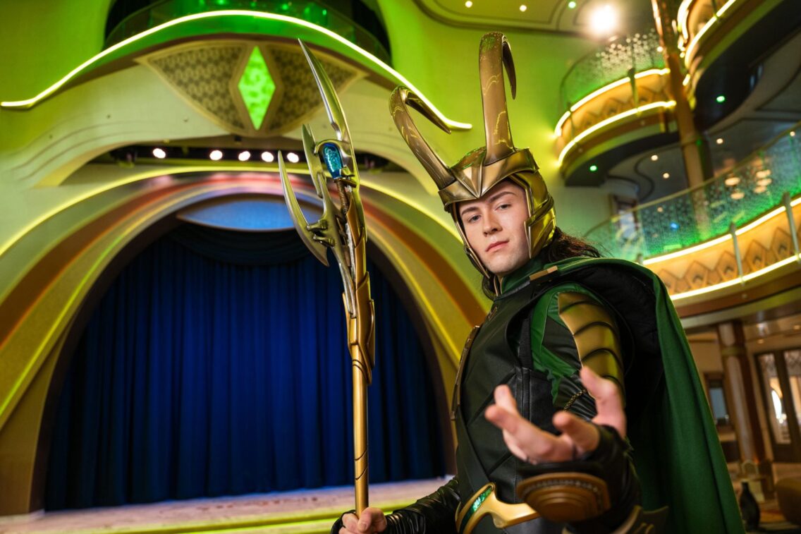 Inside the Grand Hall on the Disney Destiny