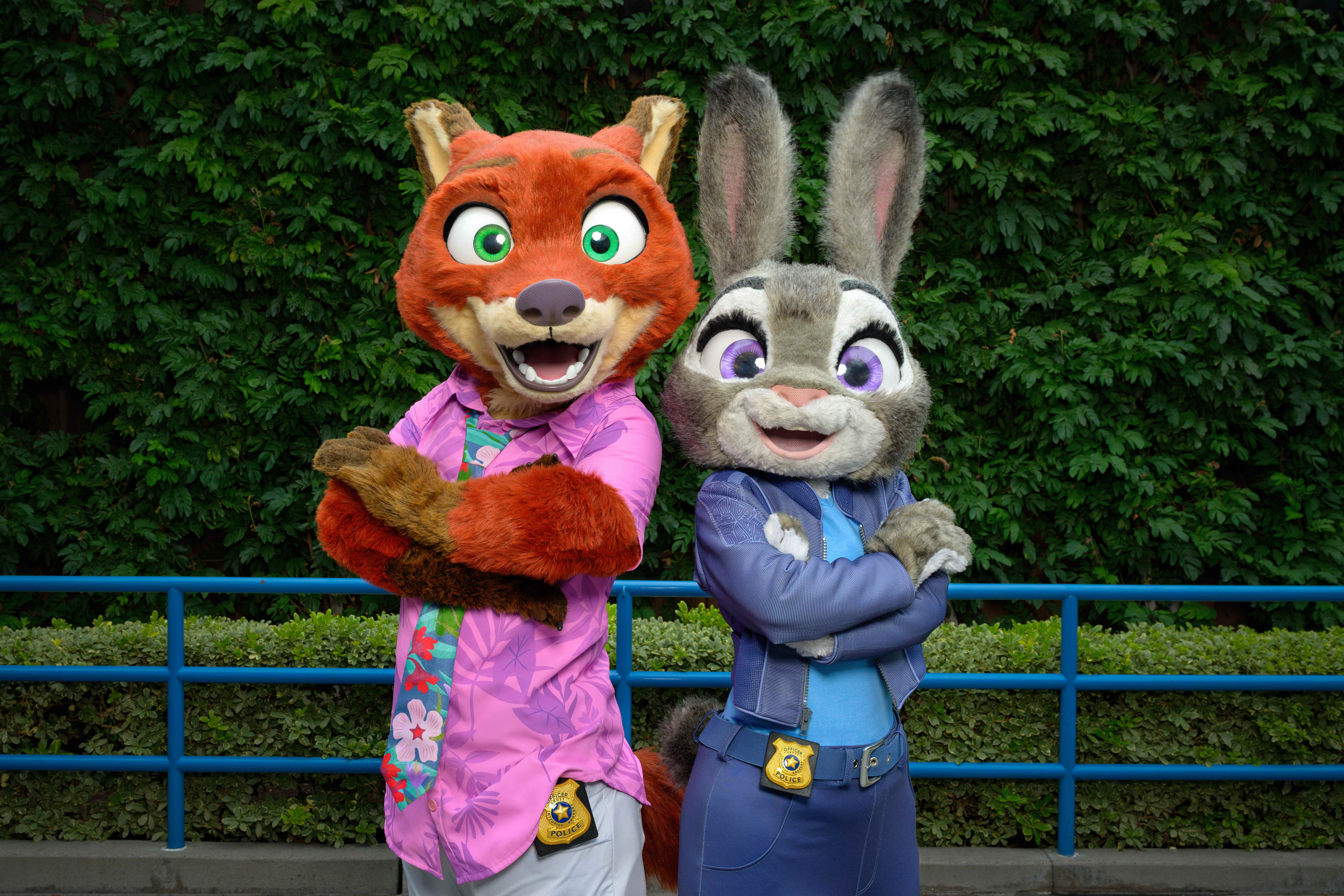 Meet Nick, Judy, and Clawhauser from Zootopia 2 at Disneyland Resort