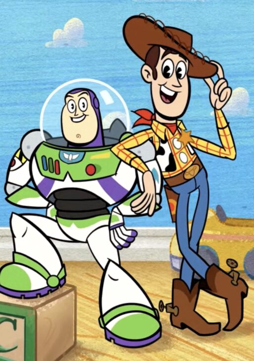 Woody and Buzz Passholder Magnet