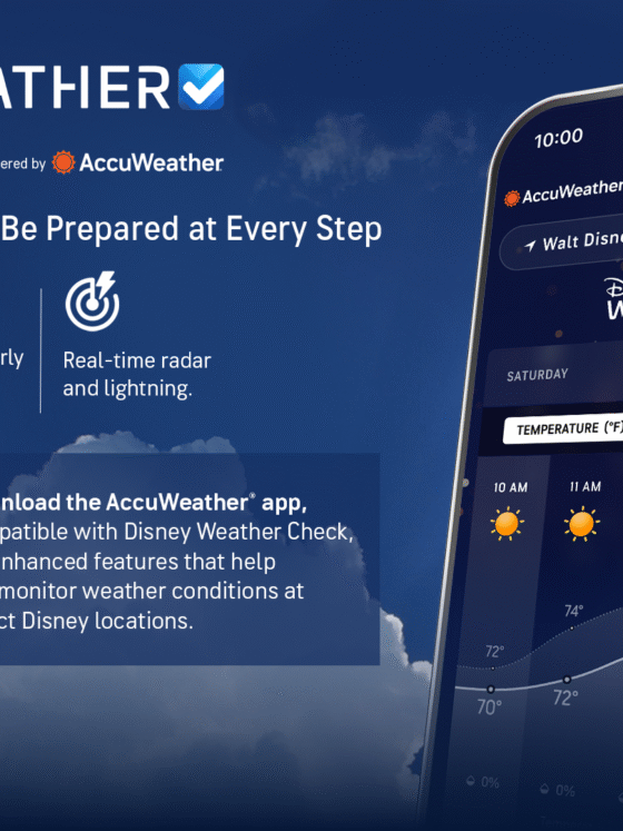 Disney and AccuWeather Launch Game-Changing Weather Tool for Disney Parks Guests