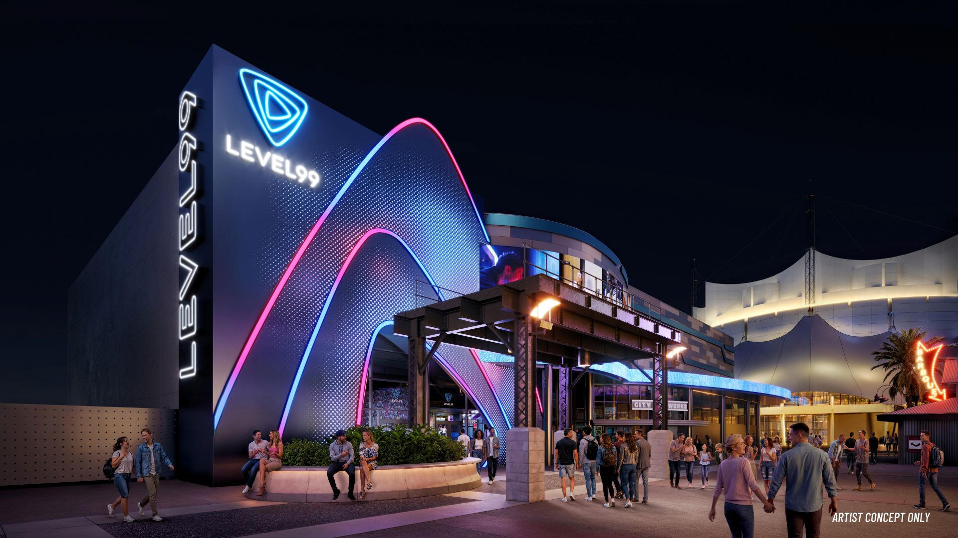 LEVEL99 Coming to Disney Springs in 2026: New Interactive Gaming Experience Announced