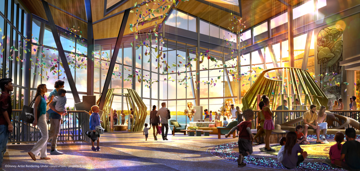 Disney's Lakeshore Lodge Interior Lobby