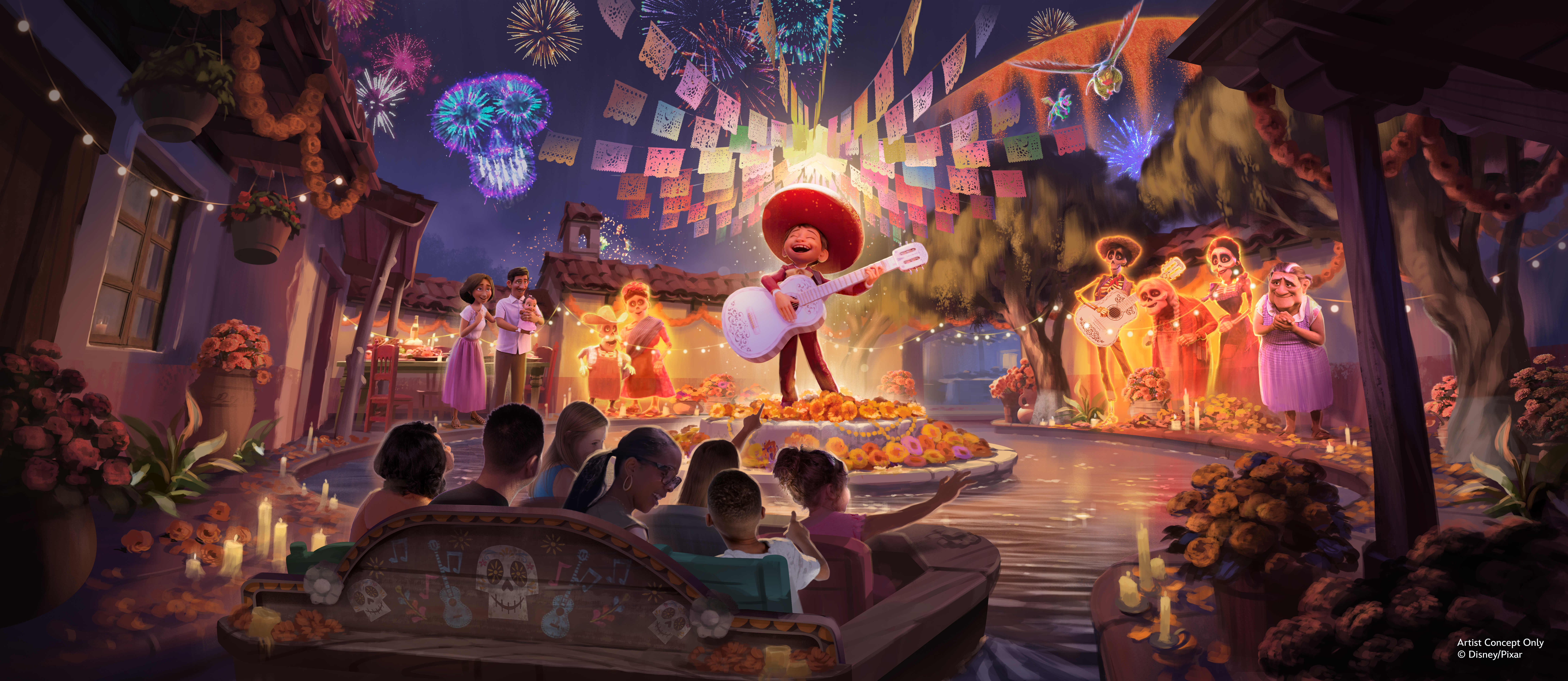 Coco Attraction Coming to at Disney California Adventure Park – Attraction Scene