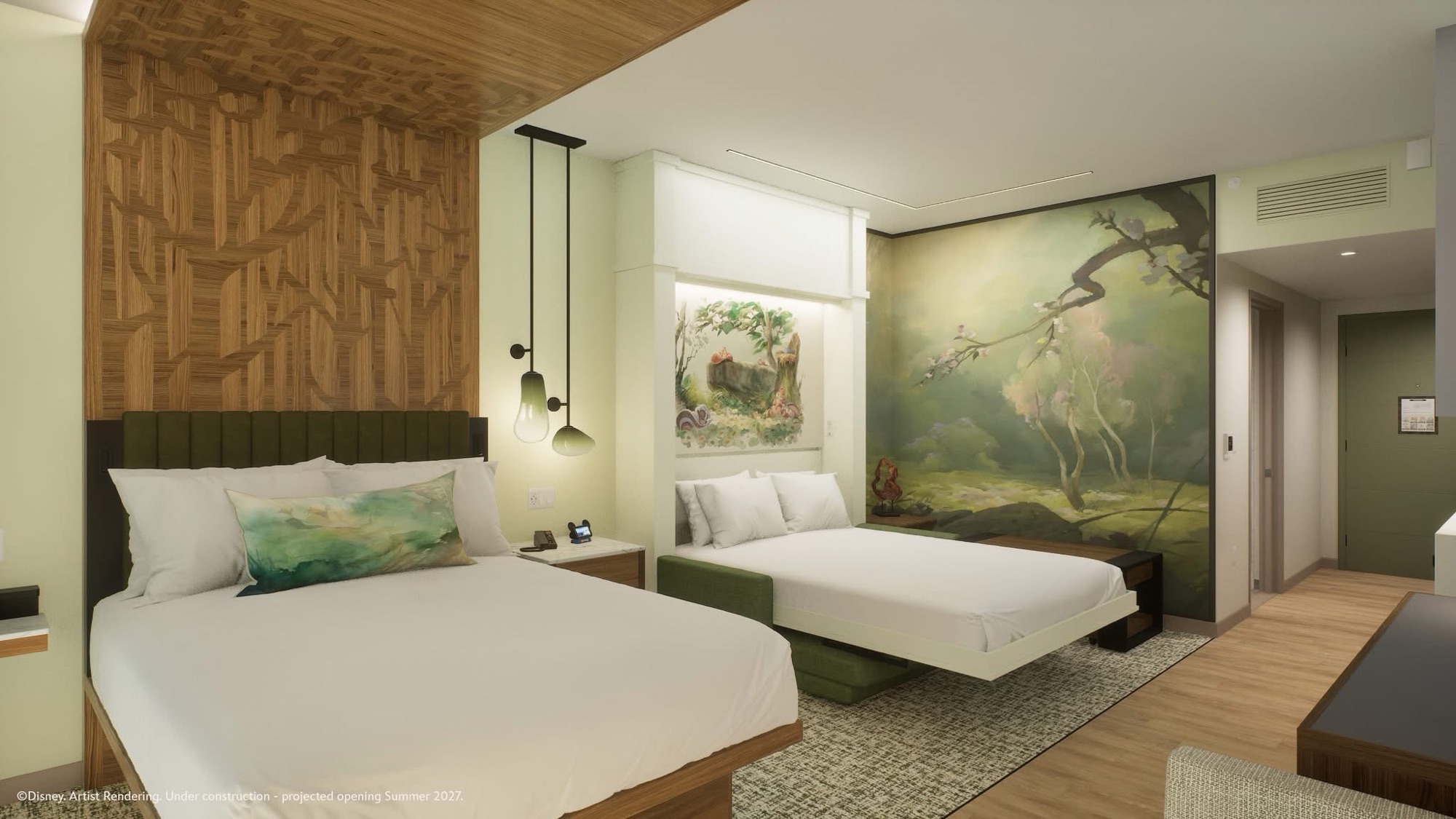 Disney's Lakeshore Lodge Deluxe studio at Lakeshore Lodge - inspired by "Bambi" 
