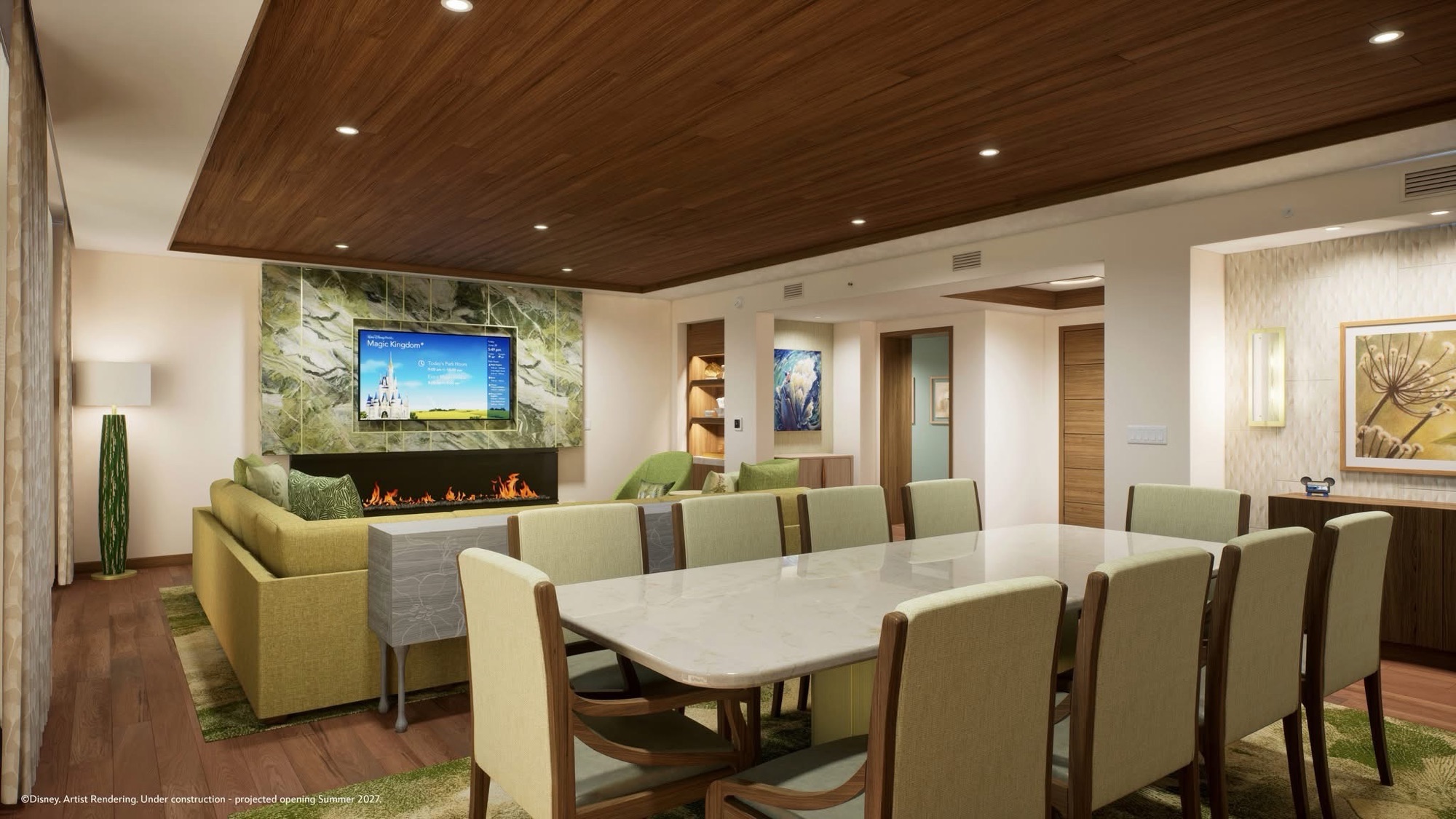 Disney's Lakeshore Lodge Three-bedroom grand villa at Lakeshore Lodge - inspired by Fantasia 