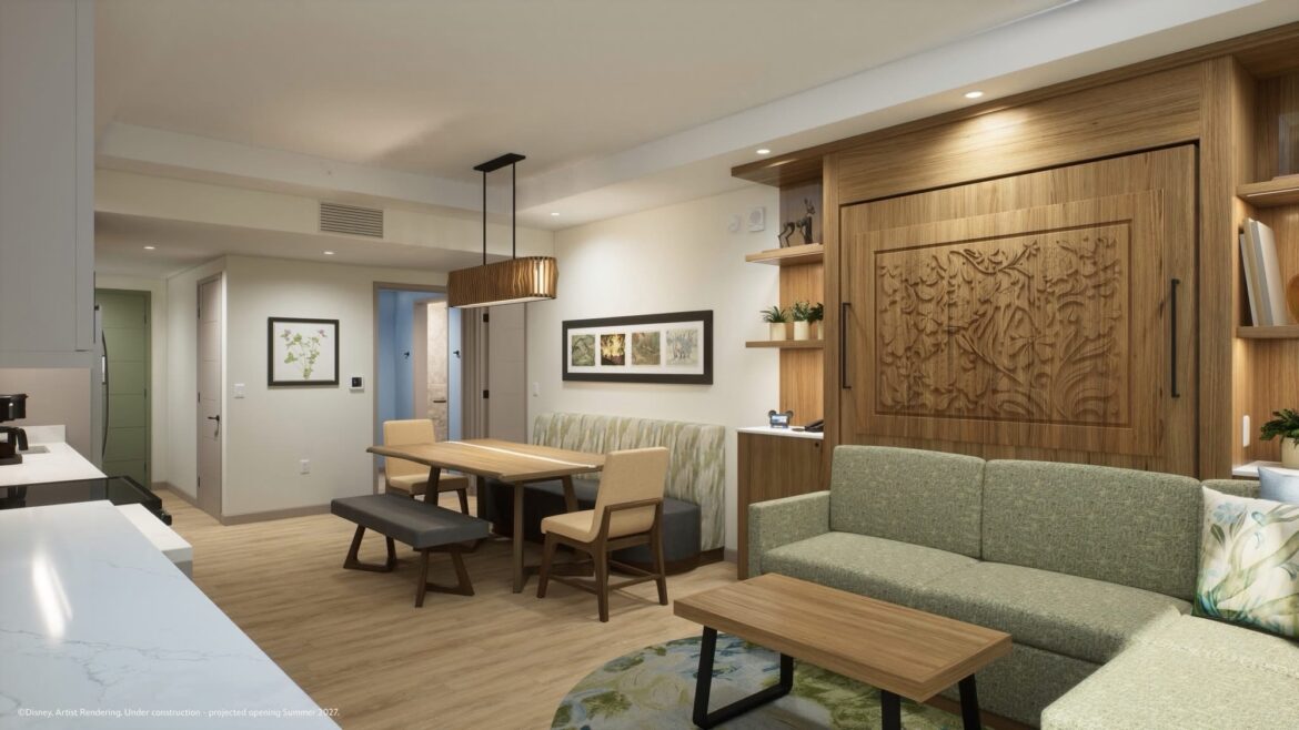 Disney's Lakeshore Lodge One-bedroom villa at Lakeshore Lodge - inspired by "Bambi" 