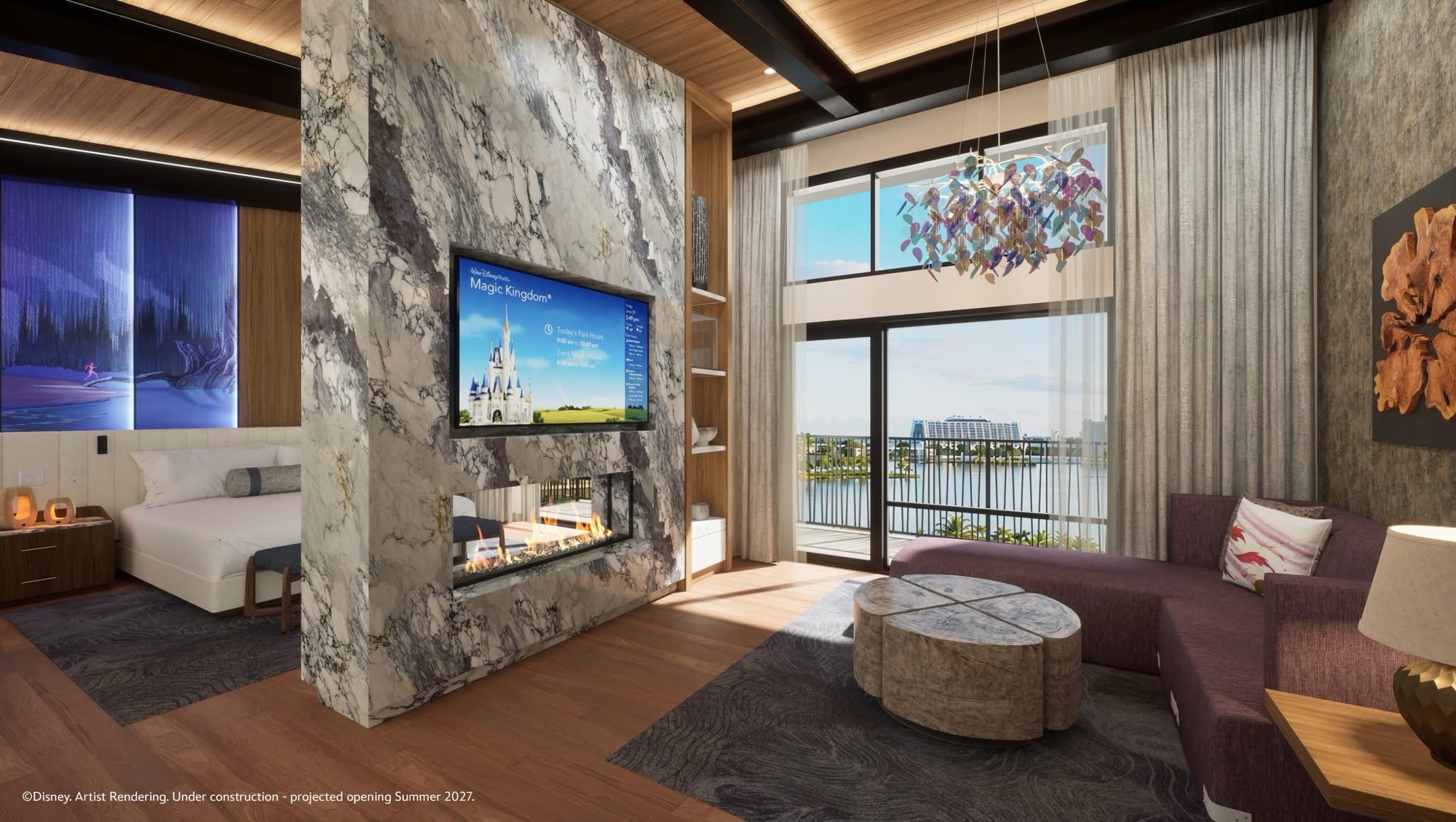 Disney's Lakeshore Lodge Hidden Willow Presidential Suite at Lakeshore Lodge - inspired by "Pocahontas" 
