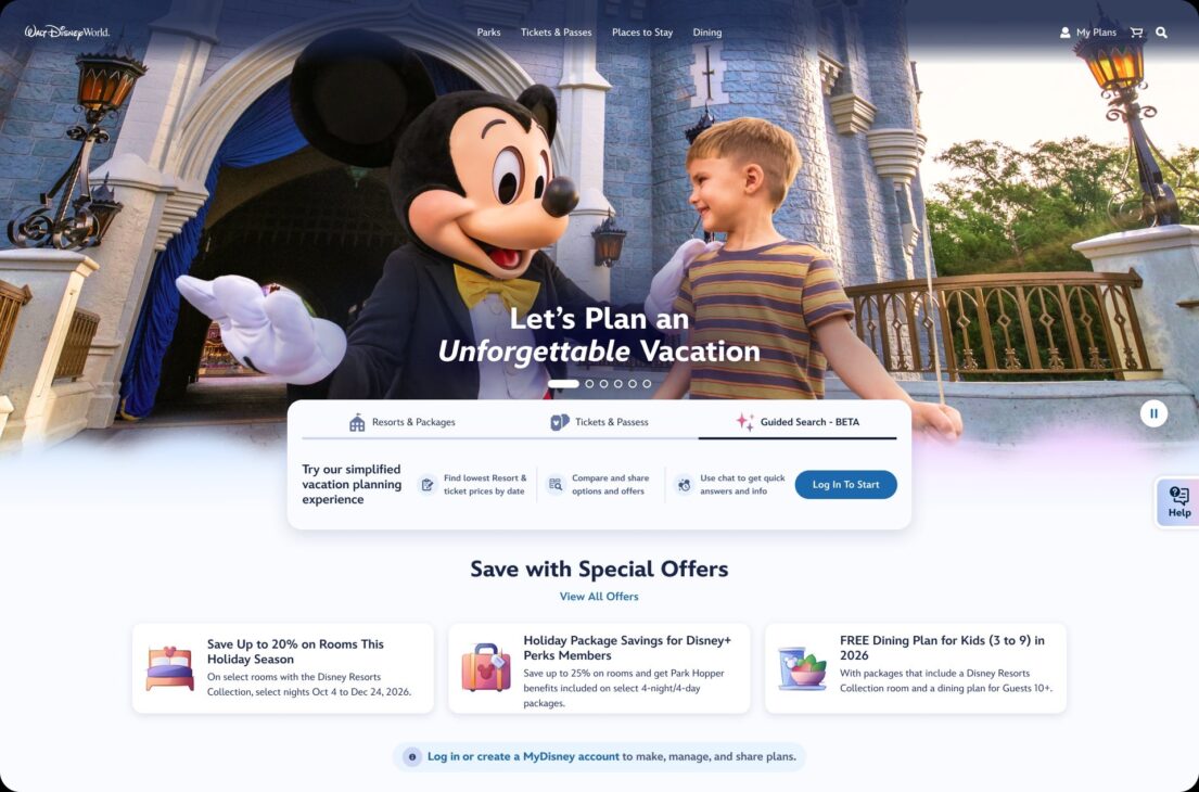 Disney AI Vacation Planning Tool