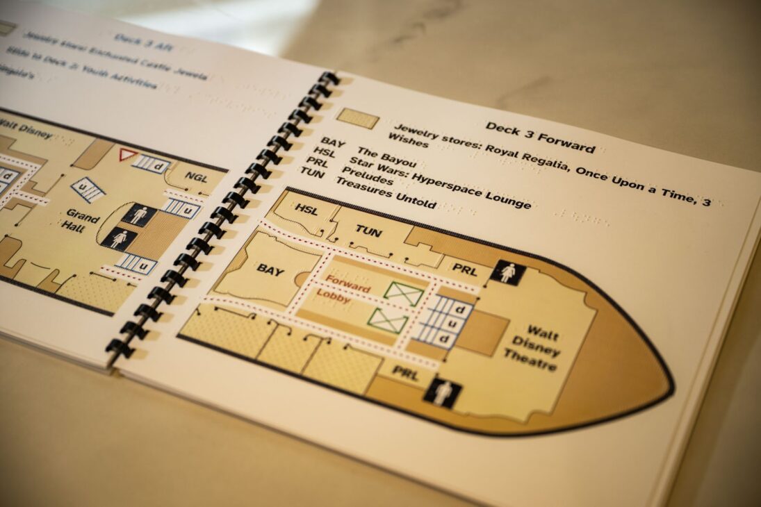 Disney Cruise Line Braille Guide
