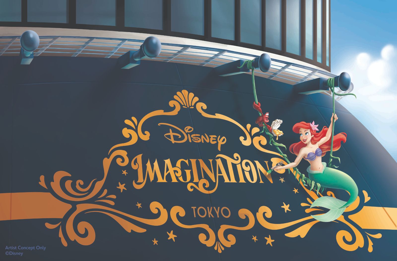 Disney Imagination Cruise Ship Revealed: Disney Cruise Line Japan Sets Sail in 2029