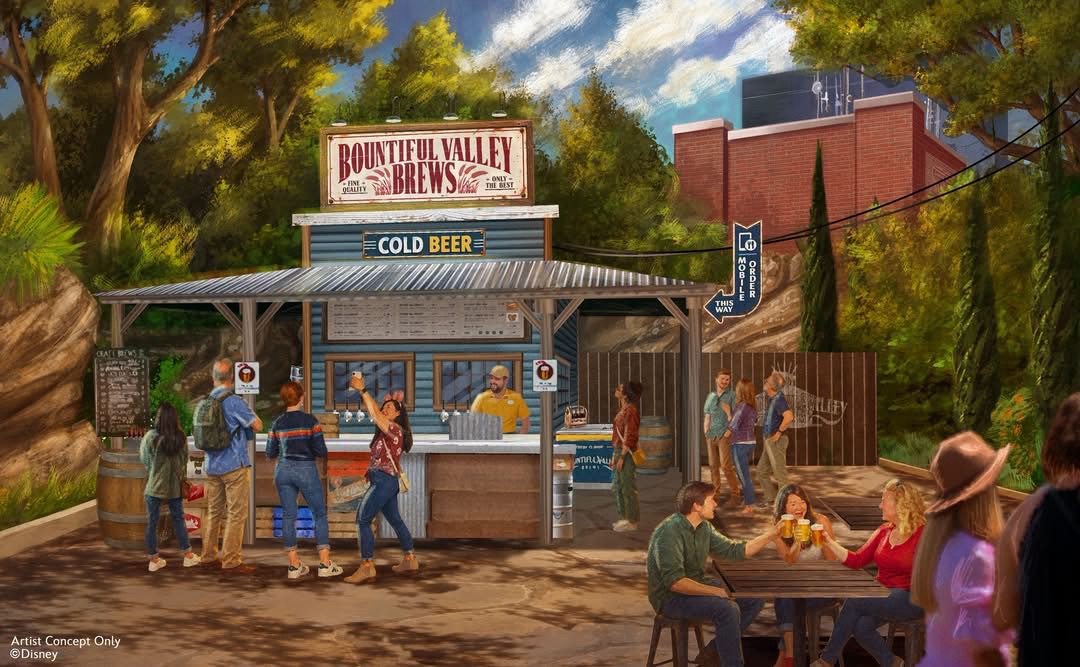 Bountiful Valley Brews Opening at Disney California Adventure in November 2026 – Full Food & Drink Menu